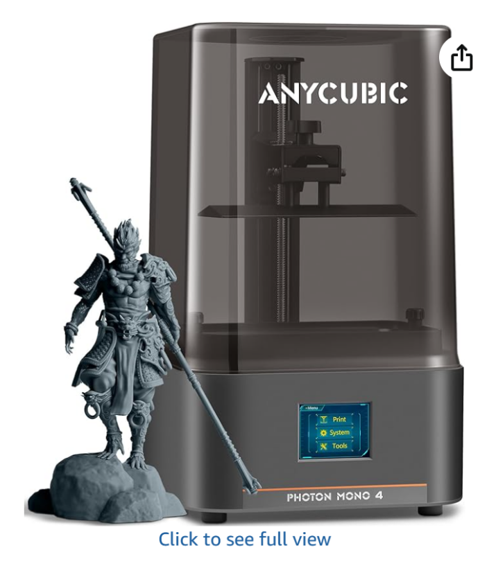 ANYCUBIC Photon Mono 4 resin 3D printer